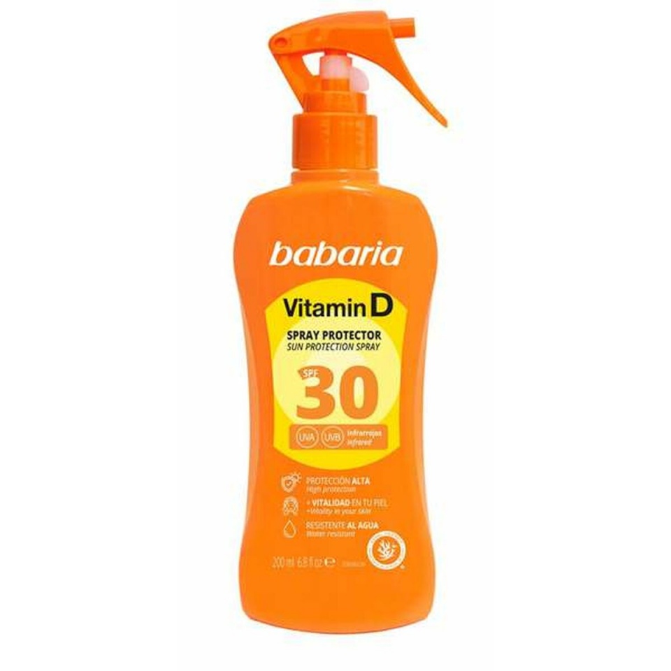 Babaria päikesekaitse pihusti Spf 30 200ml Vitamiin D