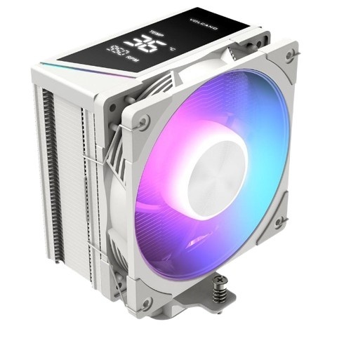 MODECOM jahutus CPU air Cooler Volcano 0C T202 LCD ARGB 120 valge