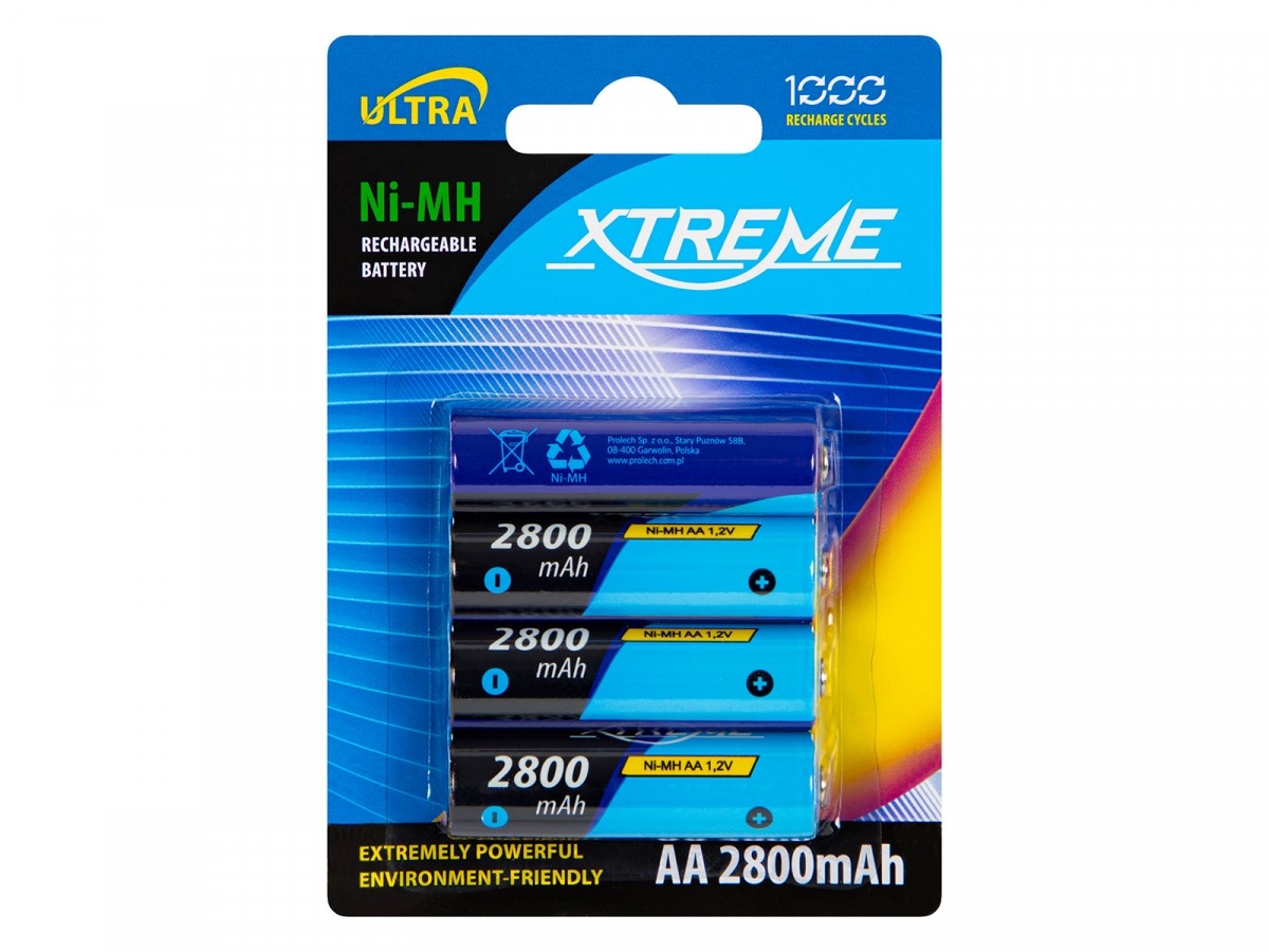BLOW aku Rechargeable R6 NiMH AA 2800mAh XTREME 4tk
