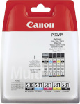 Canon tindikassett PGI-580/CLI-581 Multipack must/värviline