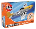 Airfix liimitav mudel Plastic Model QUICKBUILD Mustang P-51D