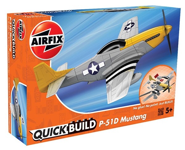 Airfix liimitav mudel Plastic Model QUICKBUILD Mustang P-51D
