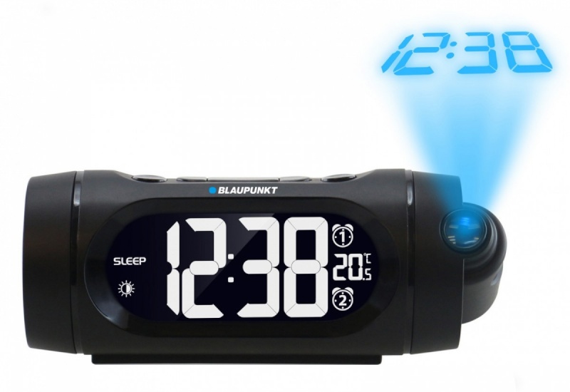 Blaupunkt kellraadio CRP9BK 2x Alarm USB projektor