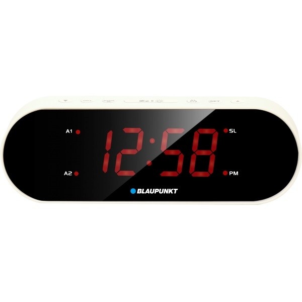 Blaupunkt kellraadio CR6WH Clock Radio FM PLL valge