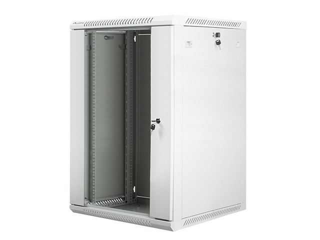 Lanberg wall-mounted rack 19" demounted flat pack 18U/600x600mm gray