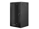 Lanberg wall-mounted rack 19" demounted flat pack 22U/600x600mm black