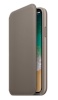 Apple kaitsekest Leather Folio (iPhone X) Taupe, hall