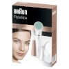 Braun näoepilaatori komplekt SE851V FaceSpa Facial Epilator Set, valge/kuldne