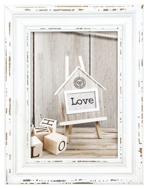 Zep pildiraam Rivoli vanutatud valge 13x18 Wooden Frame SY957W