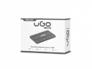 UGo kettaboks External HDD Enclosure 2.5" USB 2.0 Aluminium