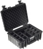 B&W kohver Outdoor Case Type 5000 + Padded Divider vaheriiuliga, must