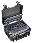 B&W kohver Tough Case Type JET3000 Black with elasticloops Inlay