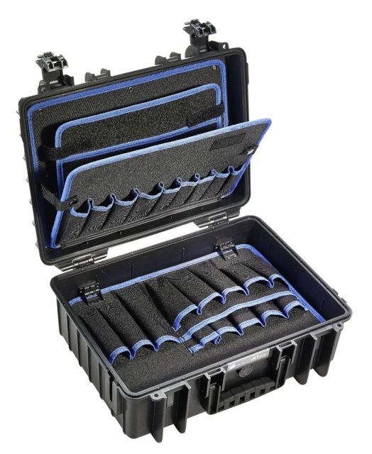 B&W kohver Tough Case Type JET5000 Black with Tool Pockets Inlay