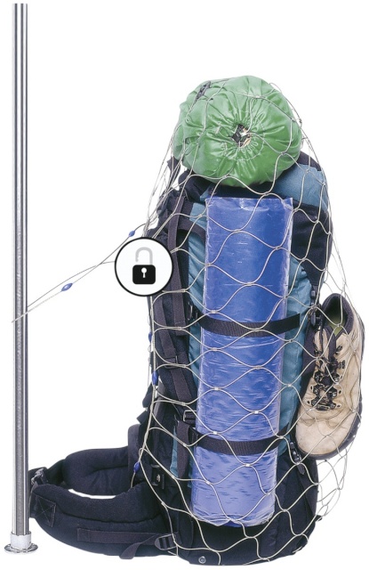 Pacsafe Travelsafe 120L backpack & Bag Protector pagasi turvavõrk