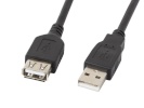 Lanberg kaabel Extension Cable USB 2.0 AM-AF must 1.8M