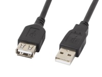 Lanberg kaabel Extension Cable USB 2.0 AM-AF must 1.8M