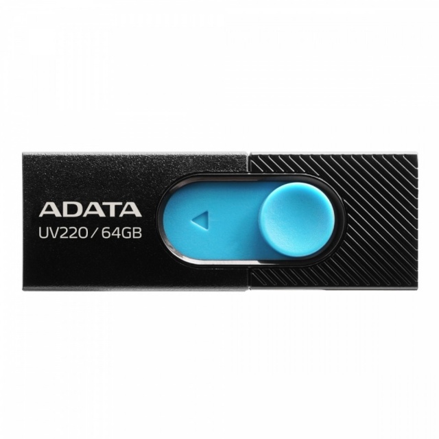 ADATA mälupulk UV220 64GB USB2.0 must sinine