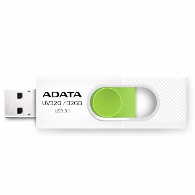ADATA mälupulk UV320 32GB USB3.1 valge-roheline