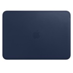 Apple kaitsekest Leather Sleeve for 12" MacBook - Midnight Blue, sinine