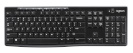 Logitech klaviatuur Wireless Keyboard K270 Black USB (Deutsch)