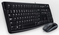 Logitech klaviatuur Desktop MK120 Black USB