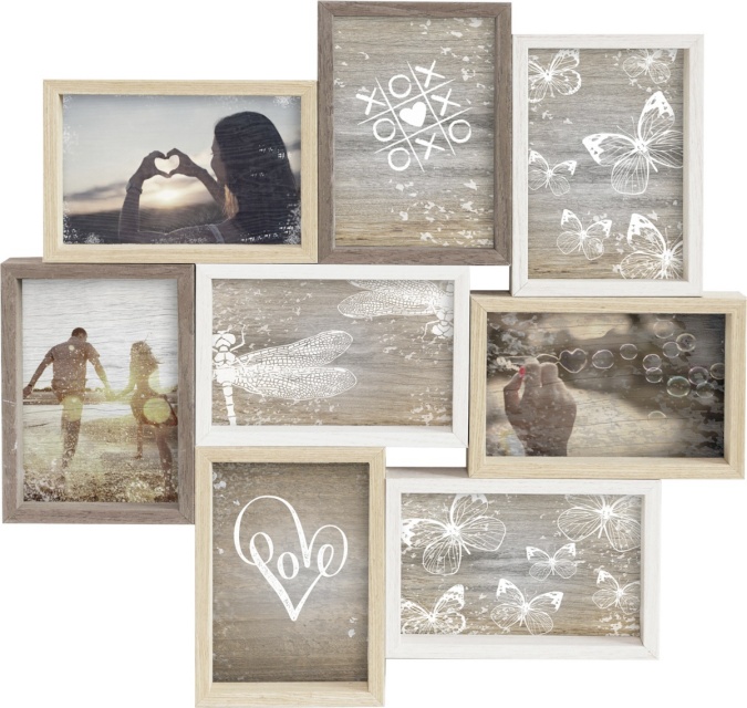 Nielsen Collage Mixed Colours 8 8x10x15 Wooden Gallery 8999344