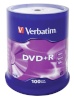 Verbatim toorikud 1x100 DVD+R 4,7GB 16x Speed, matt hõbedane