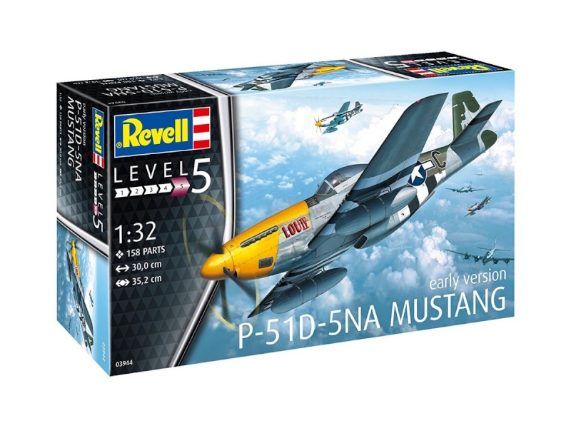 Revell liimitav mudel P-51D-5NA Mustang