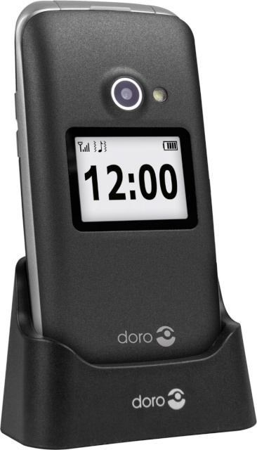 Doro mobiiltelefon 2424 graphite-hõbedane