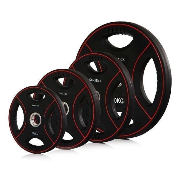 Gymstick kummeeritud raskusketas PRO PU Weight Plate 5kg