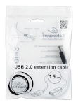 Gembird kaabel Extension Cable USB 2.0 0.15m must