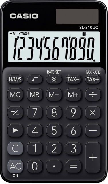 Casio kalkulaator SL-310UC-BK must