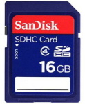 SanDisk mälukaart SDHC 16GB Class 4