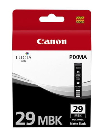 Canon tindikassett PGI-29MBK matt must