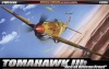 Academy liimitav mudel P-40C Tomahawk IIB 1:48