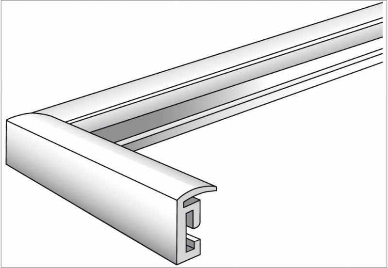 Walther pildiraam New Lifestyle 30x30 Resin Frame must KV330B