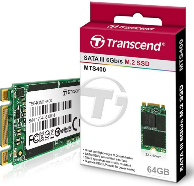 Transcend kõvaketas SSD M.2 2242 64GB SATA3 MLC