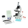 Byomic mikroskoop Beginners Microscope Set 100, 400 and 900x in Case