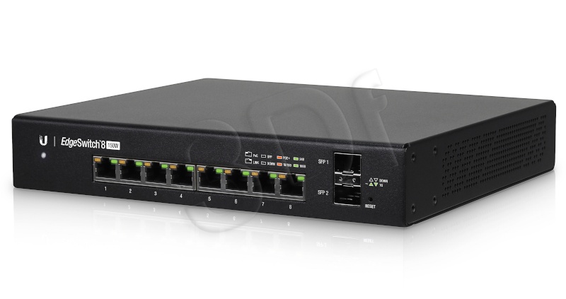 Ubiquiti Edgeswitch 8, 150W, 8 Gigabit RJ45 Ports, 2 SFP