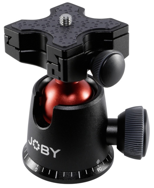 Joby statiivipea Ball Head 5K must/punane