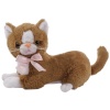 Beppe pehme mänguasi Flico Brown Cat with bow 34 cm