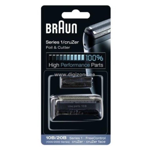 Braun varutera Series 1 10B Electric Shaver Head Replacement Cassette, must