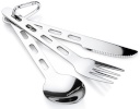 GSI Outdoors Glacier Stainless 3pc Ring Cutlery