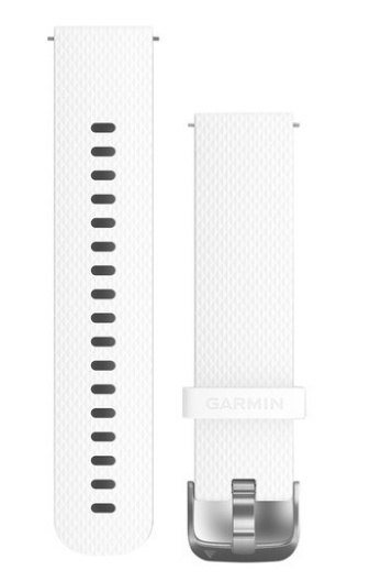 Garmin vivoactive 3, Band, White Silicone, Stainless Hardware