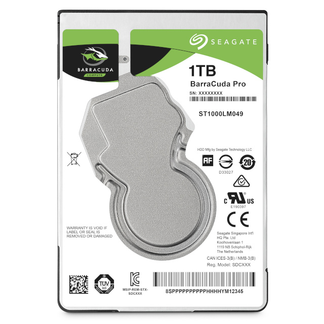Seagate kõvaketas Barracuda Pro 2.5" 1TB