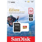 SanDisk mälukaart microSDHC Extreme 32GB Action A1 100MB/s + adapter