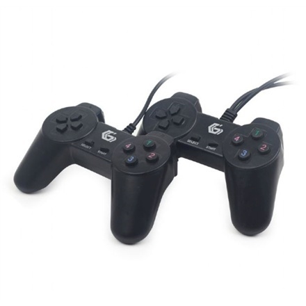 Gembird Double USB gamepad JPD-UB2-01