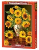 Castor pusle Sunflowers in a Peacock Vase 1000-osaline