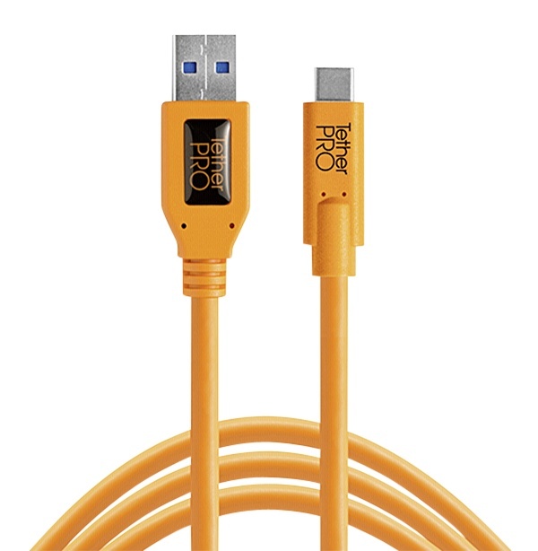 Tether Tools USB 3.0 to USB-C 4,60m oranž