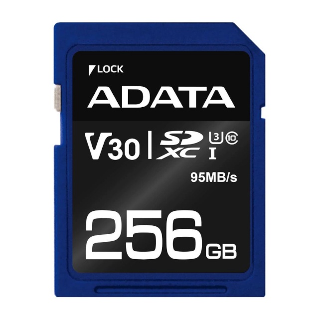 ADATA mälukaart Premier Pro SDXC UHS-I U3 Class10 256GB (R95/W60) retail